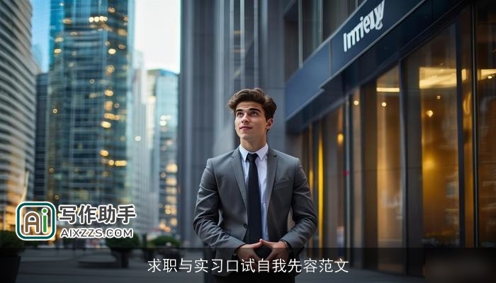 求职与实习口试自我先容范文