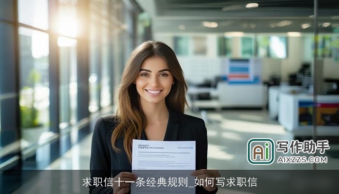 求职信十一条经典规则_如何写求职信