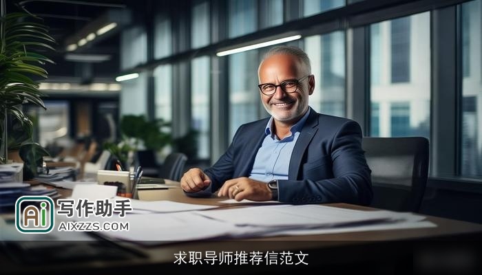 求职导师推荐信范文