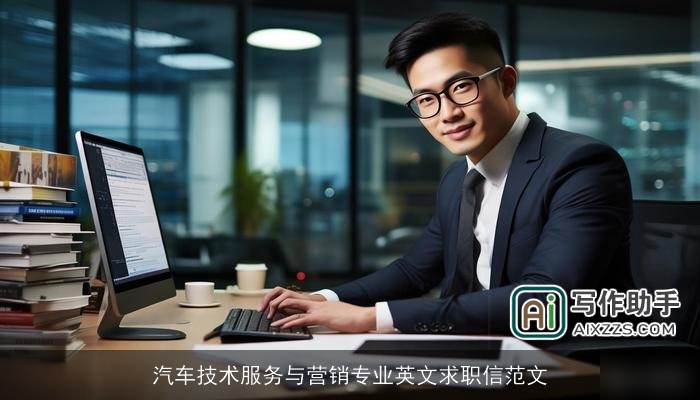 汽车技术服务与营销专业英文求职信范文