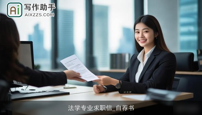 法学专业求职信_自荐书