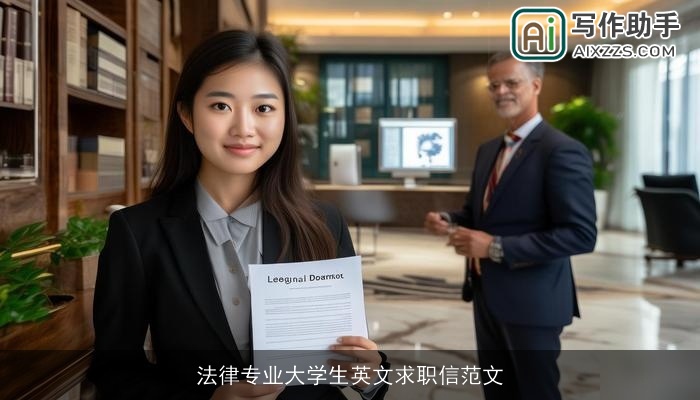 法律专业大学生英文求职信范文