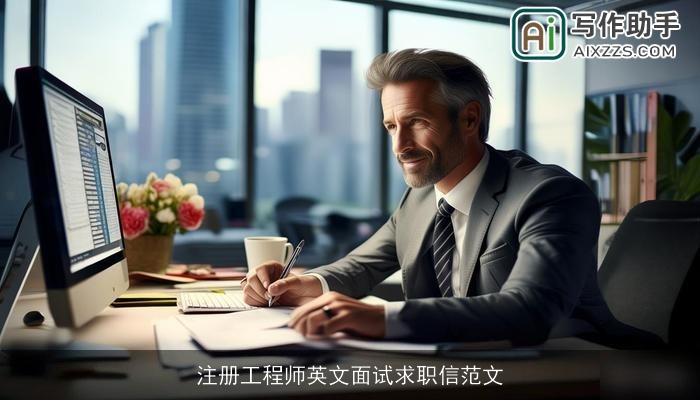 注册工程师英文面试求职信范文