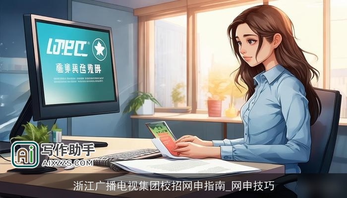 浙江广播电视集团校招网申指南_网申技巧