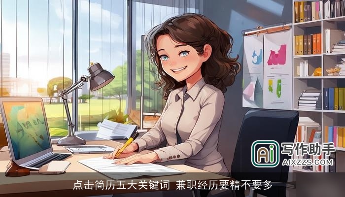 点击简历五大关键词 兼职经历要精不要多