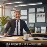 物业管理管理人员个人简历模板