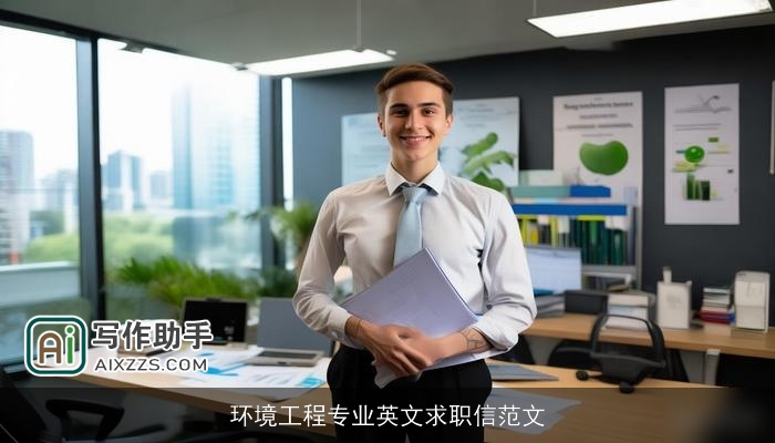 环境工程专业英文求职信范文