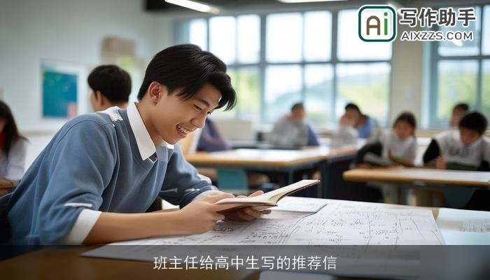 班主任给高中生写的推荐信