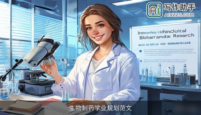 生物制药学业规划范文