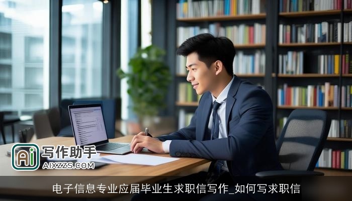 电子信息专业应届毕业生求职信写作_如何写求职信
