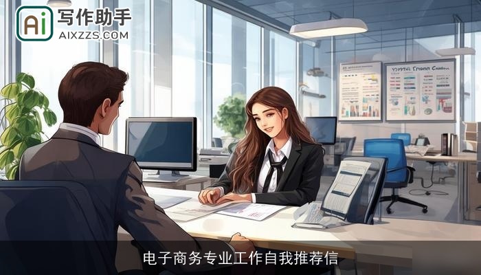 电子商务专业工作自我推荐信