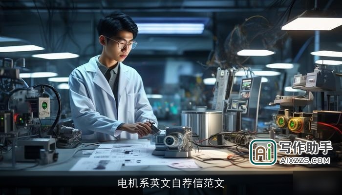 电机系英文自荐信范文