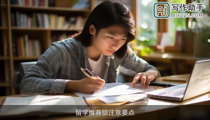 留学推荐信注意要点