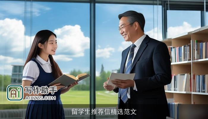 留学生推荐信精选范文