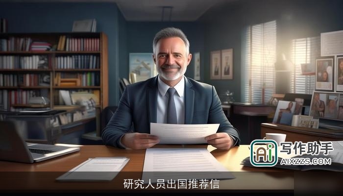 研究人员出国推荐信