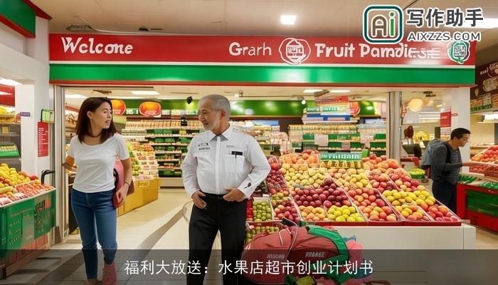 福利大放送：水果店超市创业计划书