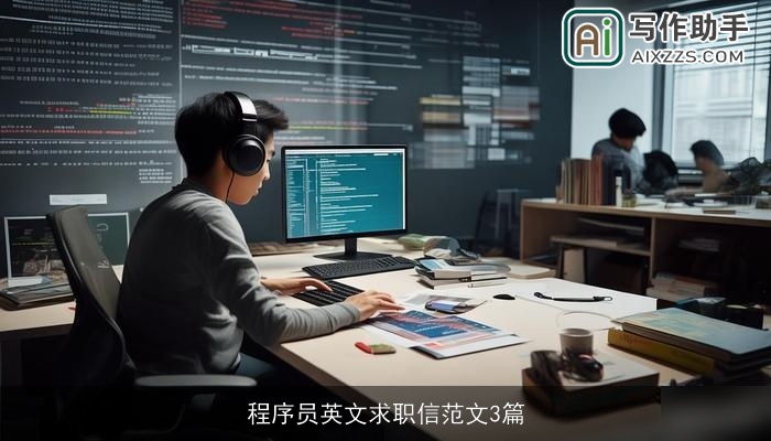 程序员英文求职信范文3篇