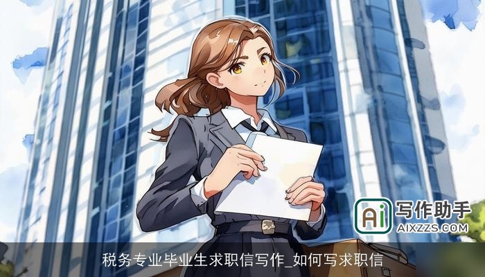 税务专业毕业生求职信写作_如何写求职信