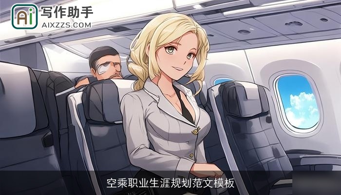 空乘职业生涯规划范文模板
