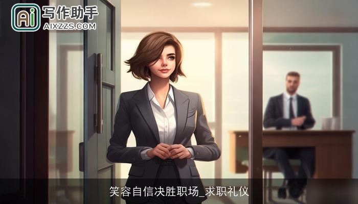 笑容自信决胜职场_求职礼仪