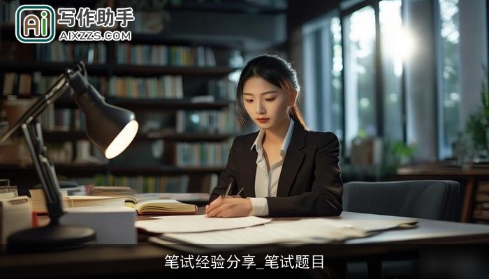 笔试经验分享_笔试题目