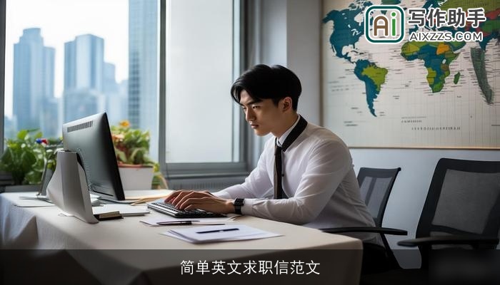 简单英文求职信范文