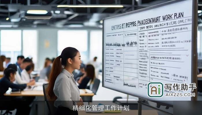 精细化管理工作计划