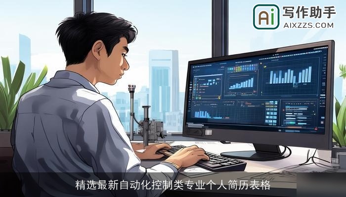 精选最新自动化控制类专业个人简历表格