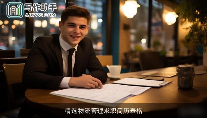 精选物流管理求职简历表格