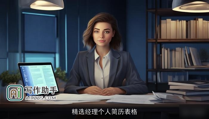 精选经理个人简历表格