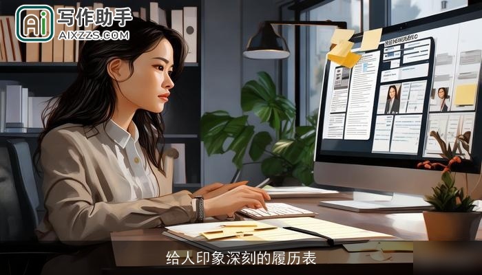 给人印象深刻的履历表