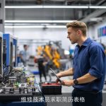 维修技术员求职简历表格