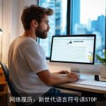 网络履历：新世代语言符号请STOP