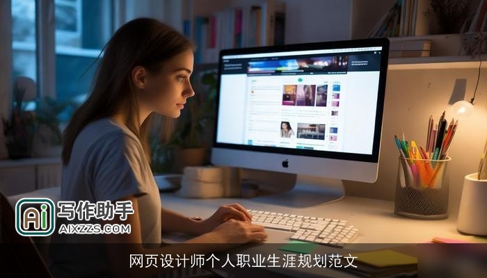 网页设计师个人职业生涯规划范文