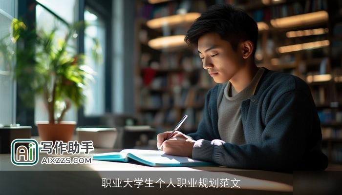 职业大学生个人职业规划范文