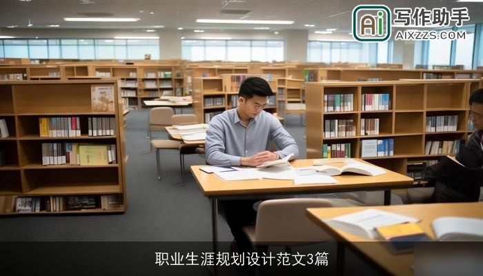 职业生涯规划设计范文3篇