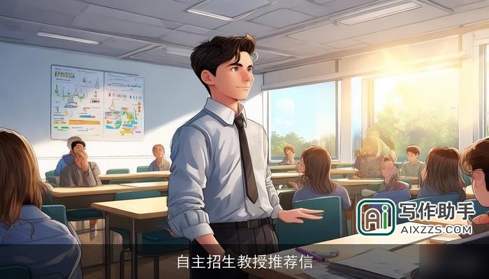 自主招生教授推荐信