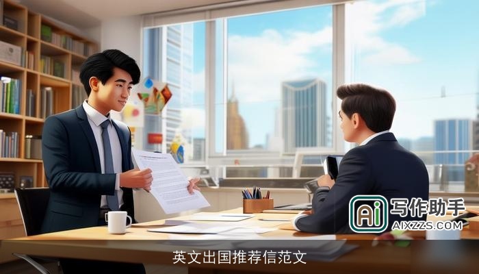 英文出国推荐信范文