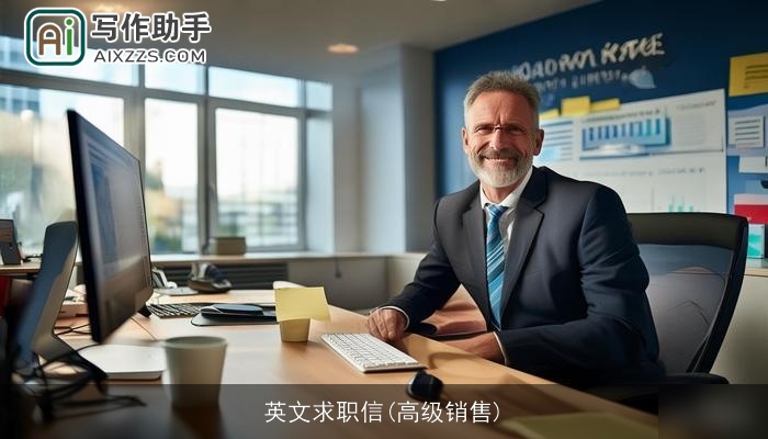 英文求职信(高级销售)