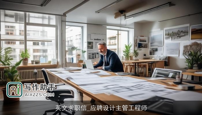 英文求职信_应聘设计主管工程师