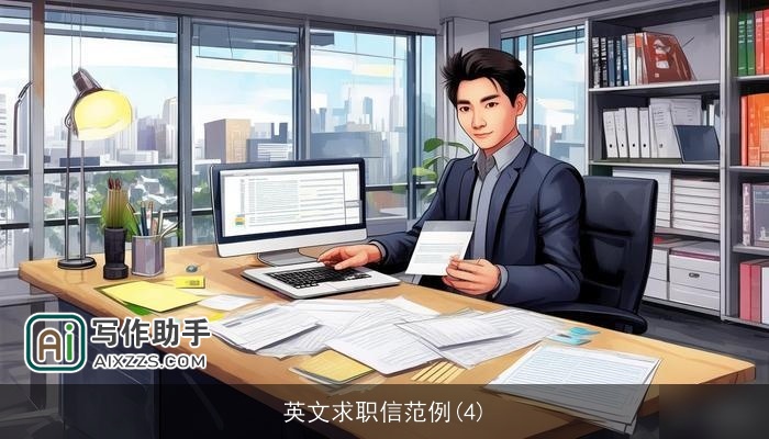 英文求职信范例(4)