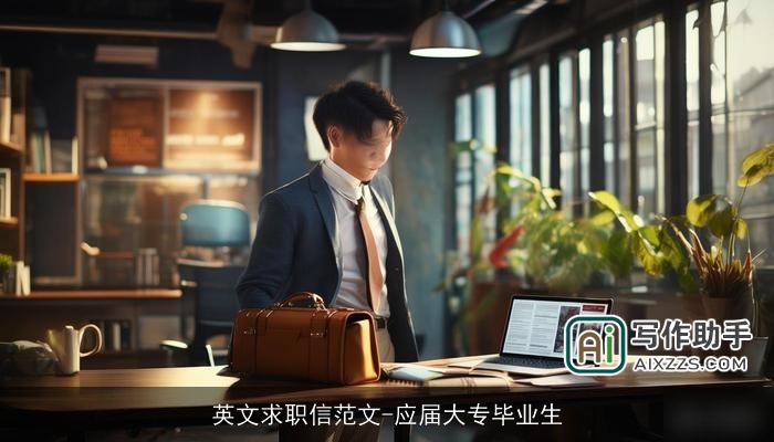 英文求职信范文-应届大专毕业生