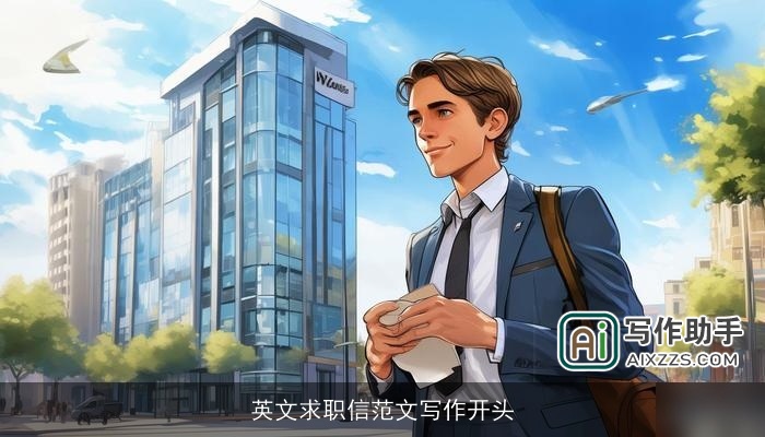 英文求职信范文写作开头