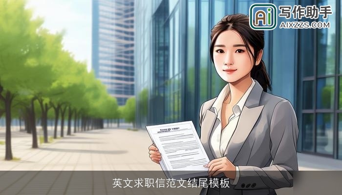 英文求职信范文结尾模板