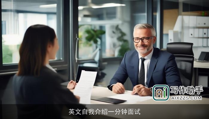 英文自我介绍一分钟面试
