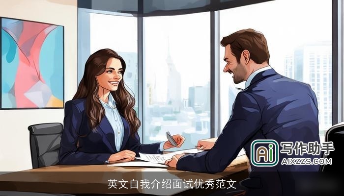 英文自我介绍面试优秀范文