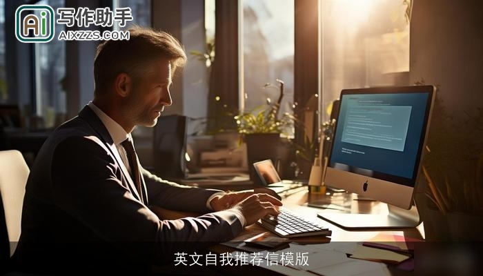 英文自我推荐信模版