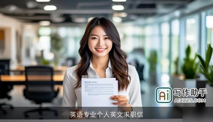 英语专业个人英文求职信