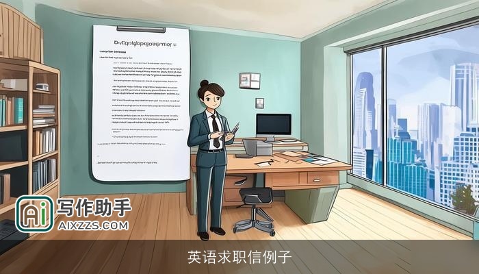 英语求职信例子