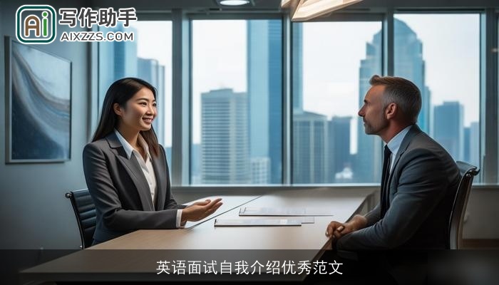 英语面试自我介绍优秀范文